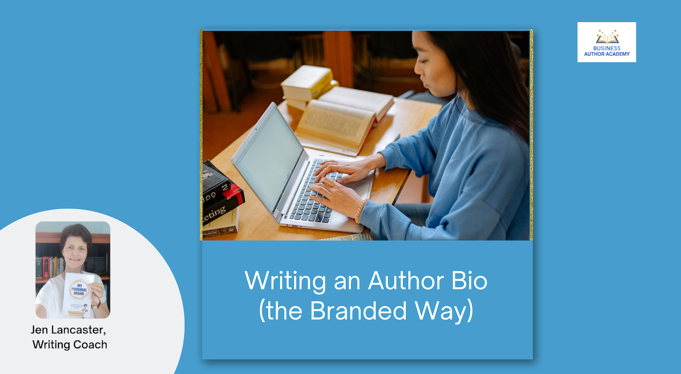 Writing an author bio - the branded way