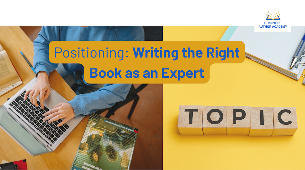 Writing the Right Book as an Expert